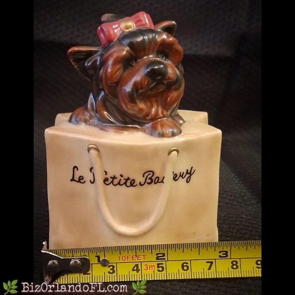VINTAGE Big Sky Yorkshire Terrier Self-Standing Figurine HTF